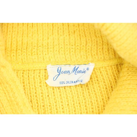 60s Vintage Joan Marie Cardigan Knit Mod Sweater - Picture 4 of 5